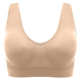 Women's Hollow Out Anti-Sagging High Support Sports Bra Breathable Yoga Top Bras