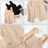 Steel Boned Mesh Waist Trainer Vest Breathable Abdominal Sculpting Belt Corset