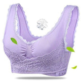 Women's Front Cross side Buckle Steelless Push up Sports Bra