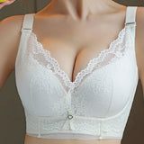 Women‘s Sexy Push Up Soft Wire Bra Breathable Thin Anti-Sagging Lace Bralette