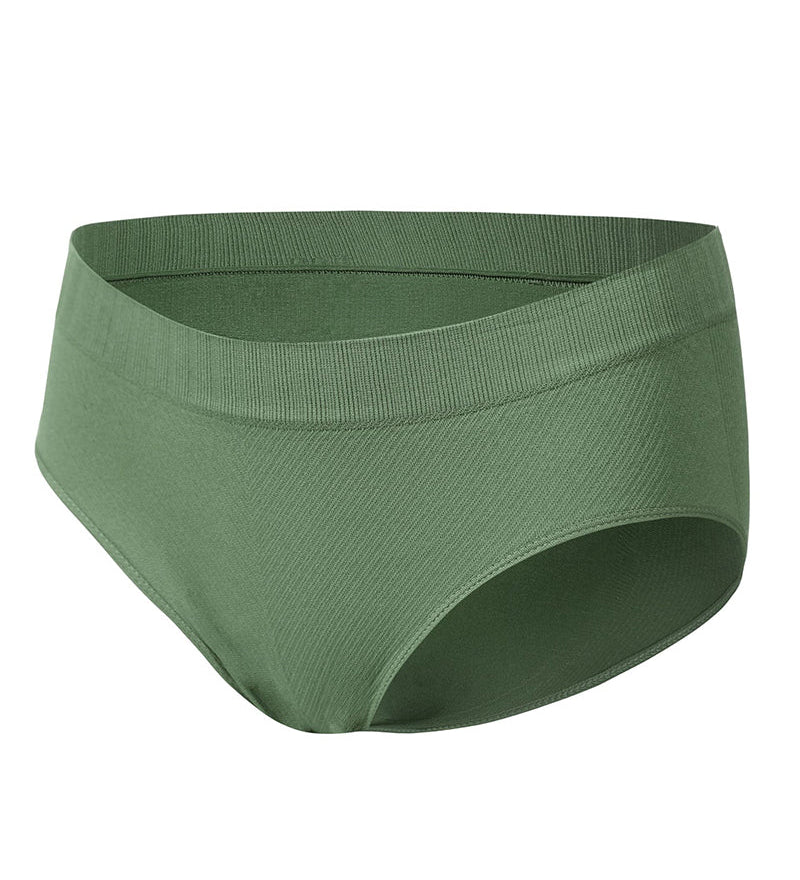 Women’s Solid Hip-Lifting Pure Cotton Slimming Briefs Seamless Low Waist Underwear