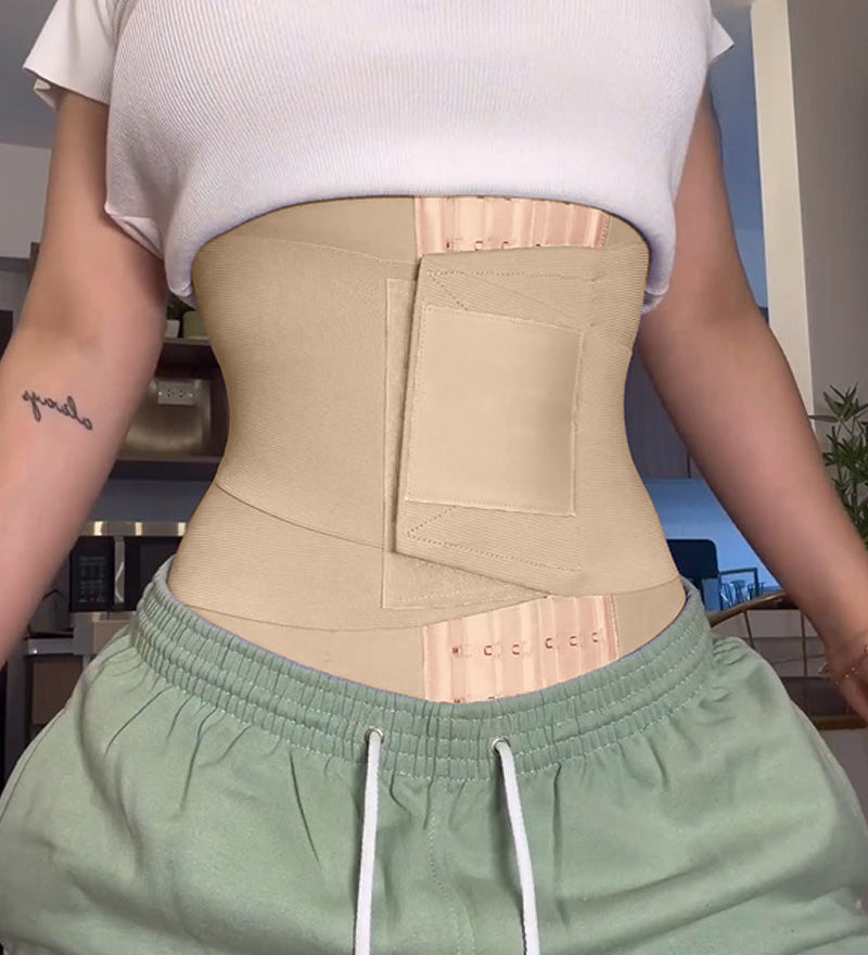 Sorelyne® Women Double Compression Tummy Wrap Sweat Sauna Waist Trainer