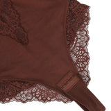 Sexy Lace Deep-V Neck Bodysuits