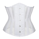 Sexy Gothic 26 Steel Hourglass Underbust Corset Lace up Hollow Breathable Waist Trainer
