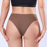 Sexy Ice Silk Low-Rise Panties Seamless Multicolor Briefs Lingerie