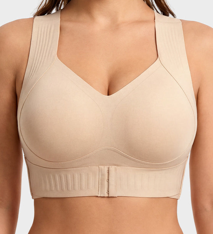 Posture Support Wireless Deep V Shaping Bra