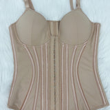Girdles Colombianas Lace Trimmed Underwire Corset Tummy Control Waist Trainer