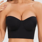Seamless Multiway Low Back Anti Slip Push up Full Coverage Larger size Bras