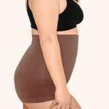 Women's High Waisted Tummy Control Back Smoothing Shaper Boyshorts