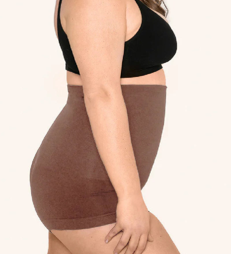 Women's High Waisted Tummy Control Back Smoothing Shaper Boyshorts