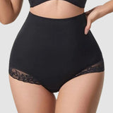 Lace Trim Tummy Control Shaping Shorts Sexy Thong Body Shaper Underwear