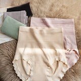 Women's High Waisted Antibacterial Crotch Briefs Stretch Full Coverage Panties