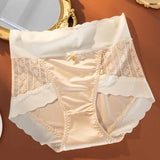 Ice Silk Light Luxury Comfort Seamless High Waist Underwear