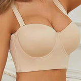 Seamless Multiway Low Back Anti Slip Push up Full Coverage Larger size Bras