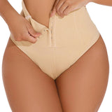 High Waist Seamless Single Breasted Shaping Thong Tummy Control Shapewear Panties