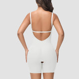 Sorelyne® Women's U Plunge Strapless Tummy Control Bodysuit Low Back Built In Bra Shapewear