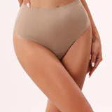 Women's Seamless Mid-Rise Shaping Thong