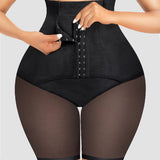 Double Tummy Control Girdle Shorts High Waist Butt Lifter Thigh Slimmer Shaper Shorts