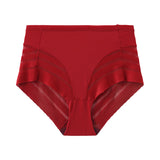 Lace Stripe Undetectable High Waist Briefs Underpants