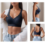 Women's Seamless Wireless Anti-sagging Minimizer Thin Adjustment Bra