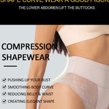 High Waist Large Size Lace Seamless Tummy Control Panties