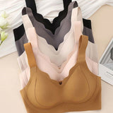 Thin Breathable Wire Free Double Lift Anti Sagging Minimizer Bra