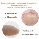 Glue Free Self Adhesive Solid Invisible Seamless Nipple Covers