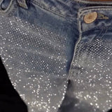 Sorelyne® Women's Fashion Versatile Wide Leg Jeans with Rhinestone