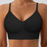 U Shaped Backless Seamless Wire Free Push Up Bra