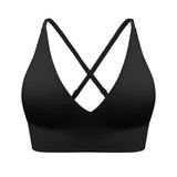 Deep V Triangle Cup Beautiful Back Bra With Adjustable Strap