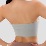 Deep V Sexy Halter Neck Backless Triangle Cup Wireless Bra