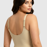 Underwire Front Zipper Corset Shaping Bra with Adjustable Straps