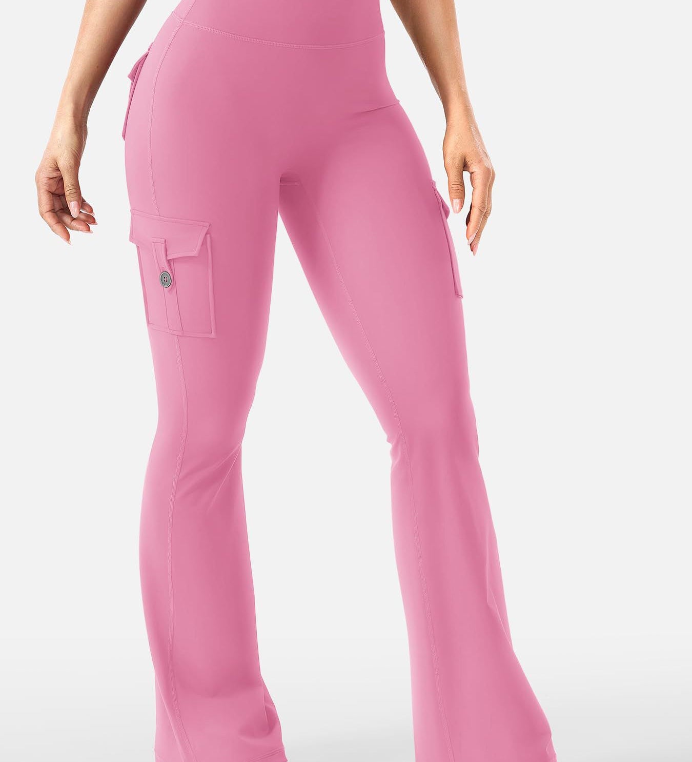 High Waisted Stretch Butt Lifting Cargo Leggings