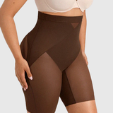 High Waist Mid-Thigh Breathable Mesh Butt Lifting Shorts
