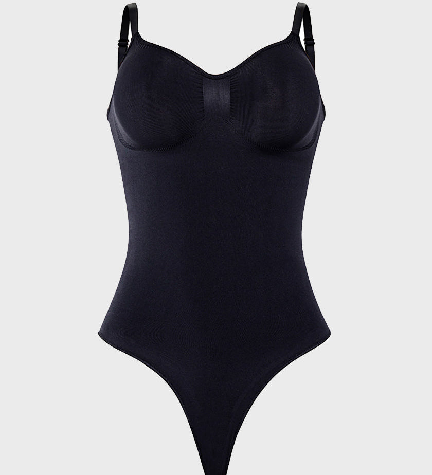Seamless Tummy Control Sliming Shaping Thong Bodysuit