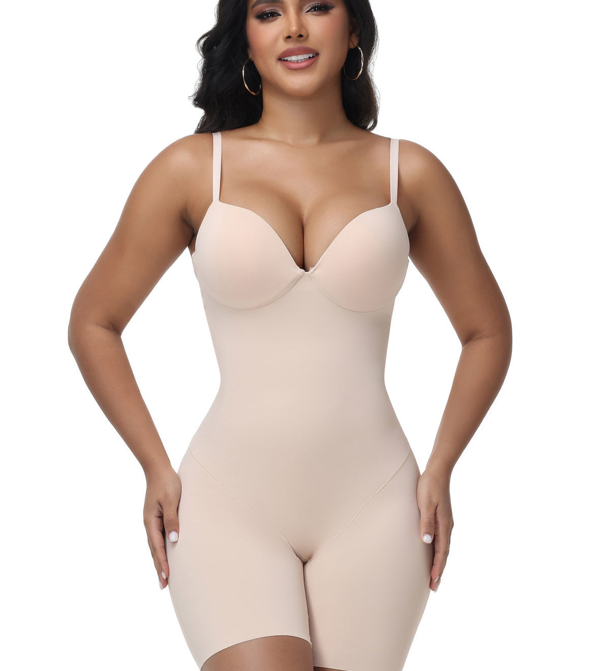 Sorelyne® Built In Bra Mid Length Tummy Control Shapewear Bodysuit