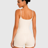 Adjustable Strap Front Hook Tummy Control Butt Lifter Short Shapewear Playsuit