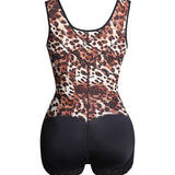 Sorelyne® Leopard High Compression Open Bust Tummy Control Body Shaper
