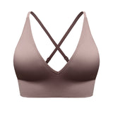 Deep V Triangle Cup Beautiful Back Bra With Adjustable Strap