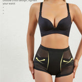 Mesh Tummy Control Butt Lift Smoothing Shaping Shorts With Sponge Pad