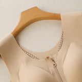 High Compression Seamless Tummy Control Butt Lifting Zipper Shapewear