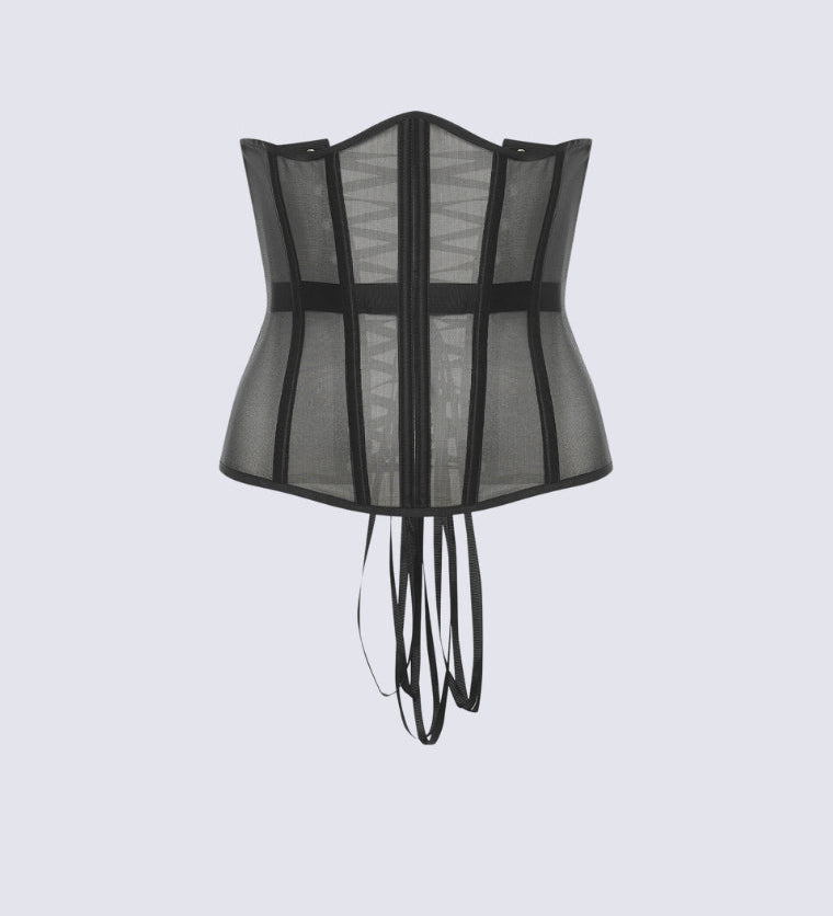 Waist Cincher Corset Back Lace Up Tummy Control Waist Trainer