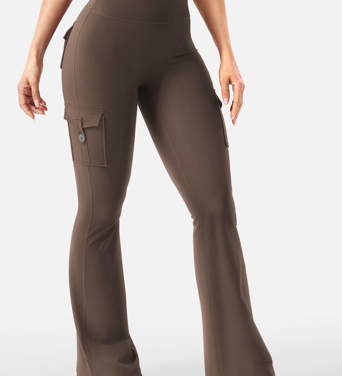High Waisted Stretch Butt Lifting Cargo Leggings