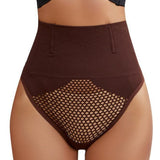 Hollow Thin High Waist Shapewear Tummy Shaping Thong