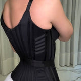 Girdles Colombianas Steel Boned Corset Top With Elastic Band