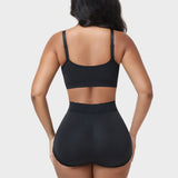 Black Lace High Waist Butt Lifting Shaping Underwear Shorts
