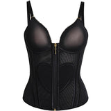 Sorelyne® Girdles Colombianas Love Pattern Corset Top Zipper Waist Trainer