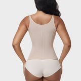 High Compression Adjustable Strap Hourglass Zipper Waist Trainer Shaping Vest