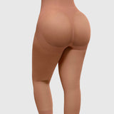 Seamless Tummy Control Butt-Lifting Shaping Mesh Capri Leggings