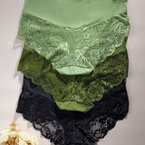 3 Pack High Waist Lace Tummy Control Butt Lifting Shaping Underwear